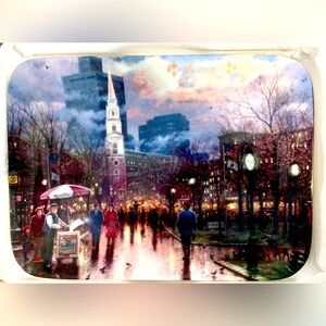 NIB - Thomas Kinkade “Boston” Wall Plate New In Box. #3456 $30
